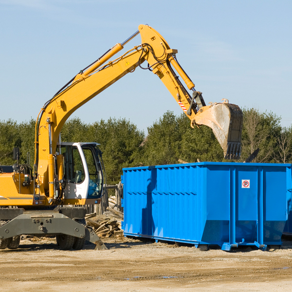 are there any restrictions on where a residential dumpster can be placed in Ponce De Leon